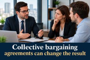 Collective bargaining agreements can change the result