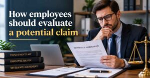 How employees should evaluate a potential claim