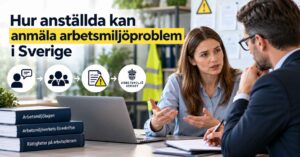 Hur anställda kan anmäla arbetsmiljöproblem i Sverige