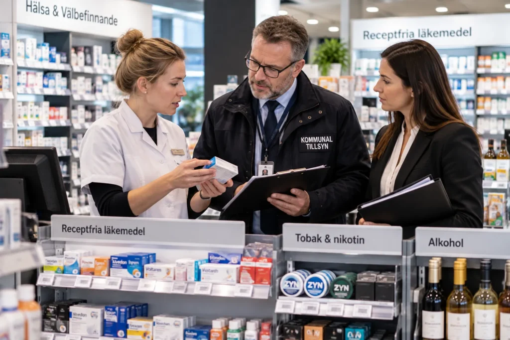 Pharmacy Counter Inspection in Sweden
