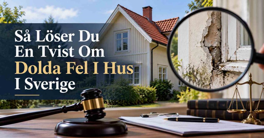 Så Löser Du En Tvist Om Dolda Fel I Hus I Sverige