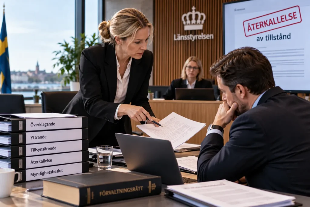 Swedish Hearing on Permit Revocation