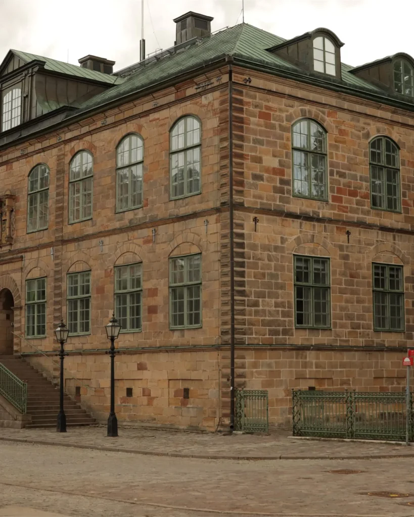 A Swedish court of appeal building seen from the street