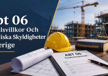 Abt 06 Avtalsvillkor Och Juridiska Skyldigheter I Sverige