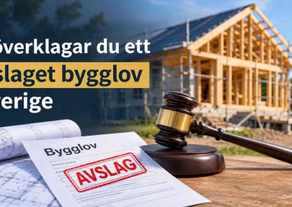 Så överklagar du ett avslaget bygglov i Sverige